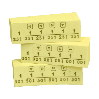 Pre-Numbered Marking Tags...