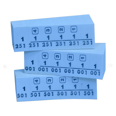 Pre-Numbered Marking Tags Azul