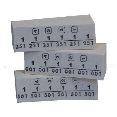 Pre-Numbered Marking Tags...