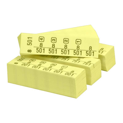 Pre-Numbered Marking Tags...